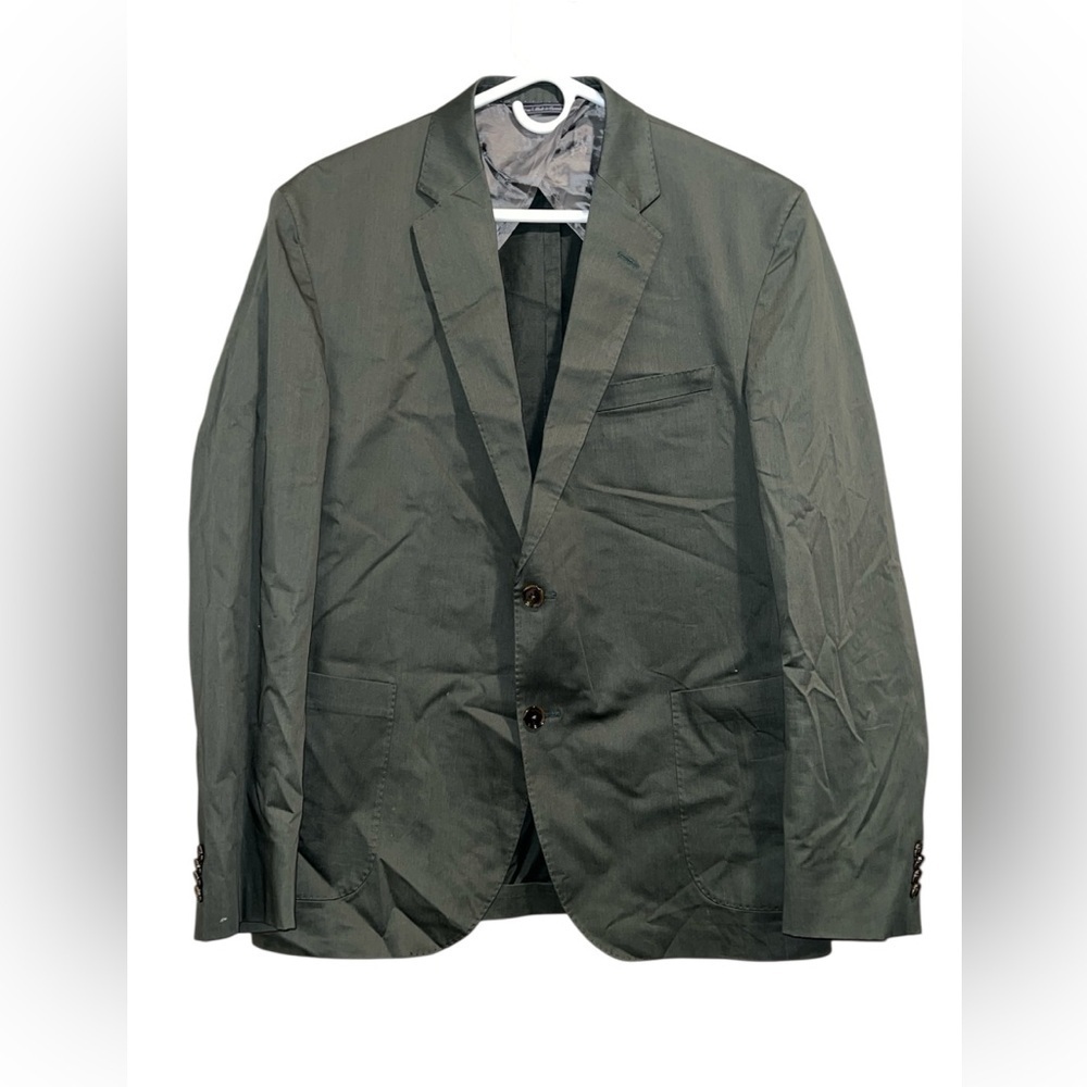 Men’s Ted Baker London suit.